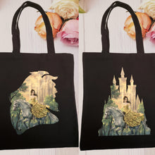 Load image into Gallery viewer, Beauty and the Beast Belle Tote Bag