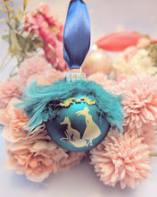 Load image into Gallery viewer, Once Upon a Broken Heart Ornament - Teal Feather