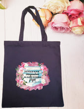Load image into Gallery viewer, Pride and Prejudice Tote - Jane Austen Quote Tote