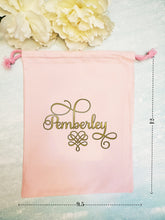 Load image into Gallery viewer, Pride and Prejudice Drawstring bag - Pemberley - Jane Austen pouch - gift bag