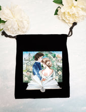 Load image into Gallery viewer, Pride and Prejudice Drawstring bag - Pemberley - Jane Austen pouch - gift bag