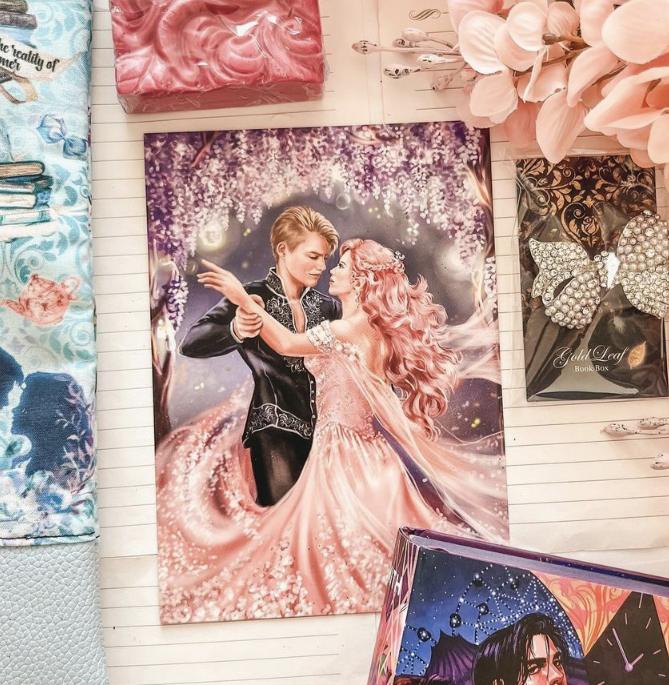 Once Upon a Broken Heart by Stephanie Garber - Jacks and Evangeline Art Print