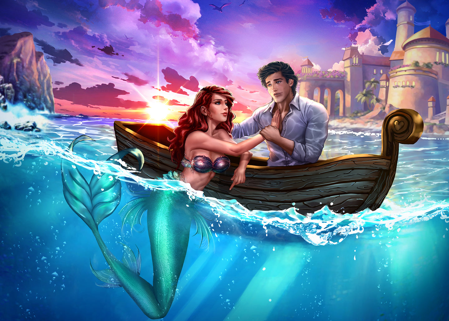 Little Mermaid Art Print