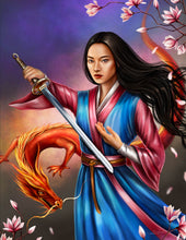 Load image into Gallery viewer, Mulan Large Print 8.5x11
