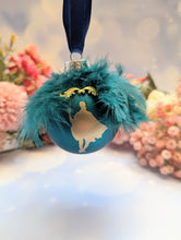 Load image into Gallery viewer, Once Upon a Broken Heart Ornament - Teal Feather
