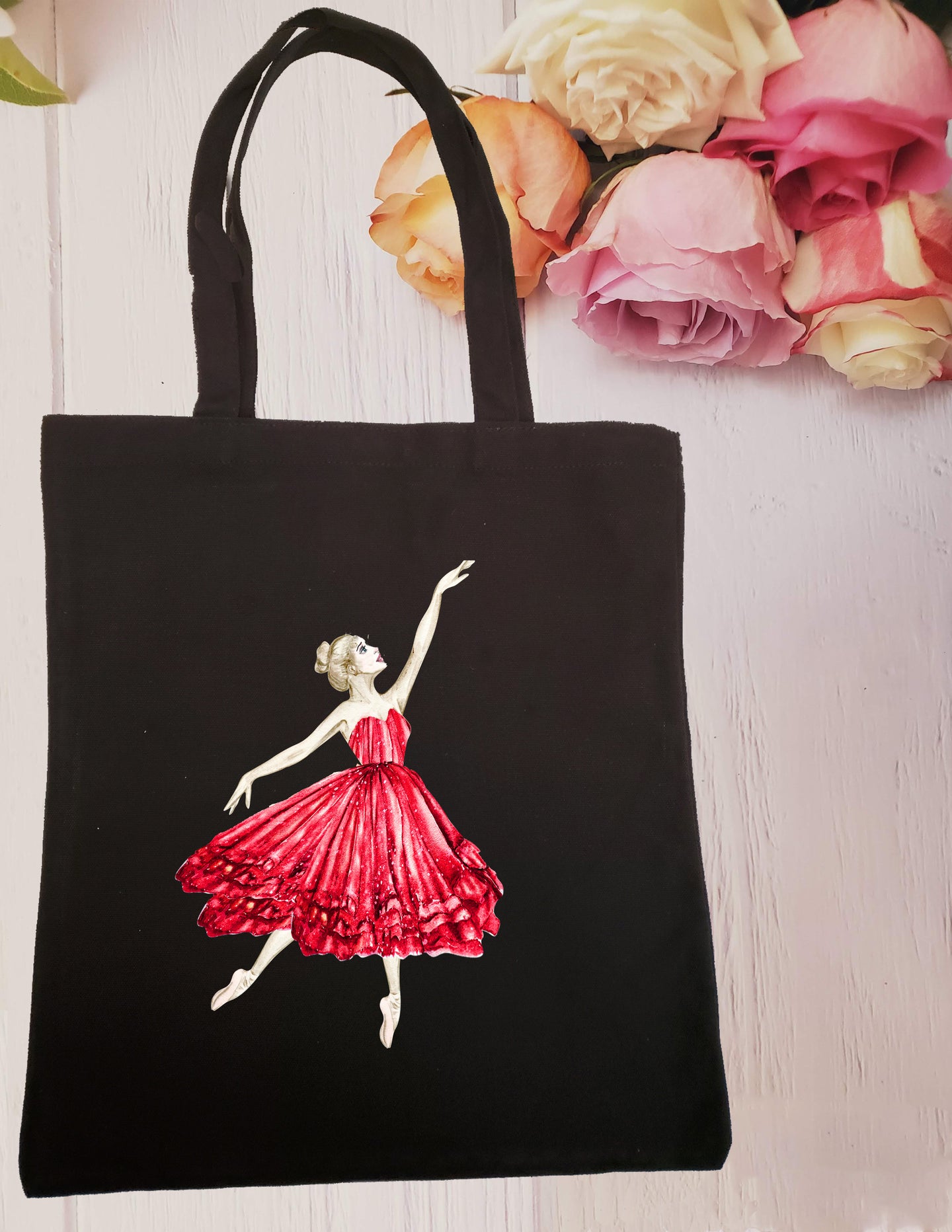 Ballet Dancer Tote Bag