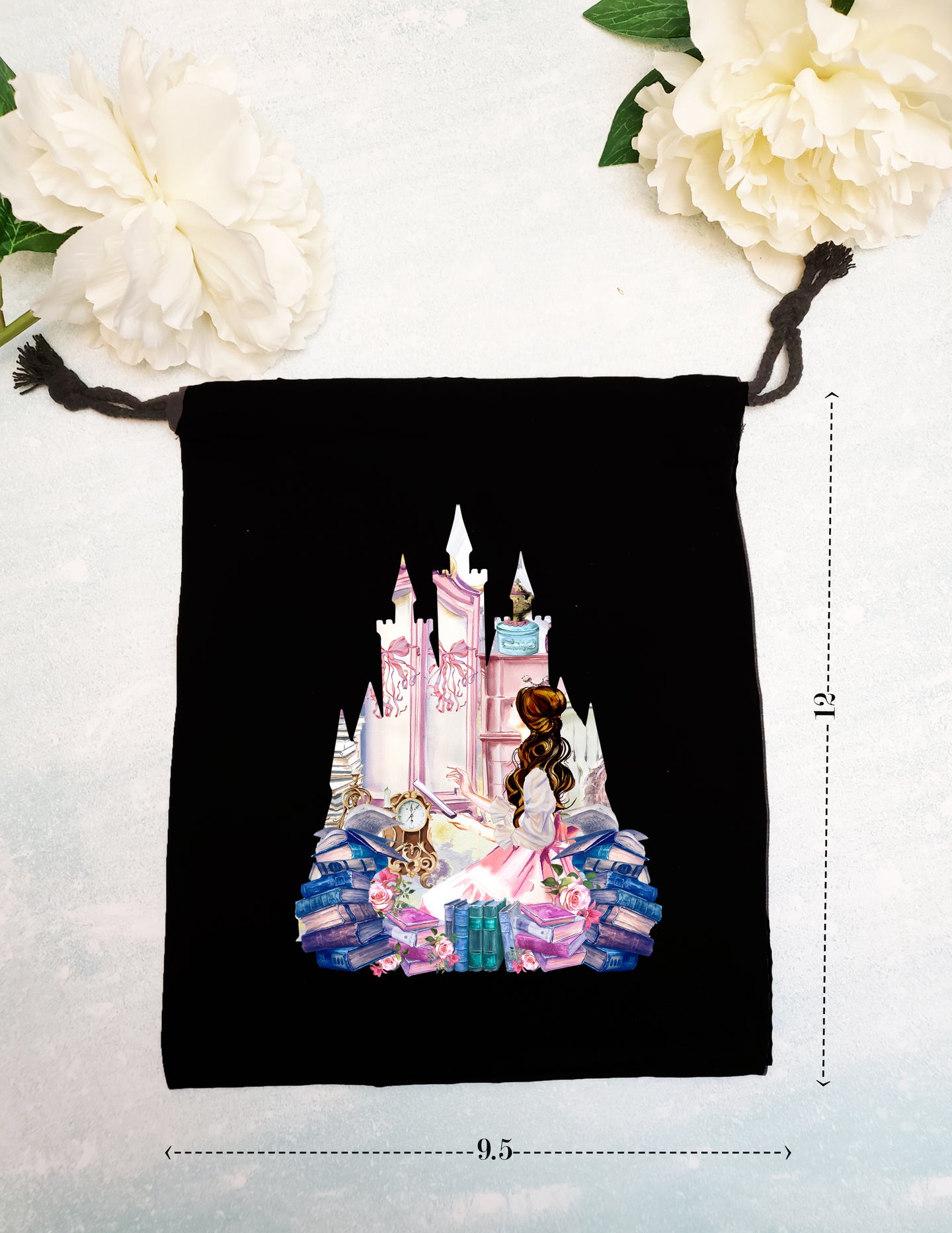 Beauty and the Beast Drawstring bag - gift pouch