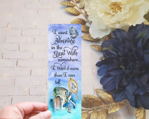 Beauty and the Beast - I Want Adventure Bookmark