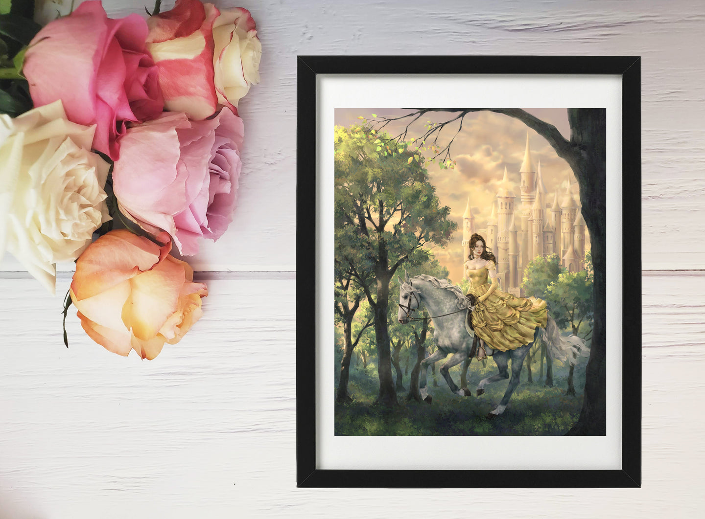 Beauty and the Beast Art Print